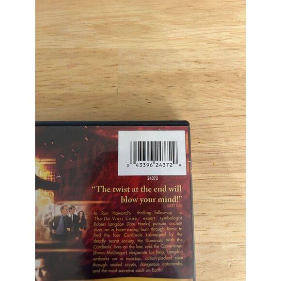 Angels and Demons 2009 DVD Action Thriller Tom Hanks Ewan McGregor Pre-Owned - Picture 4 of 4